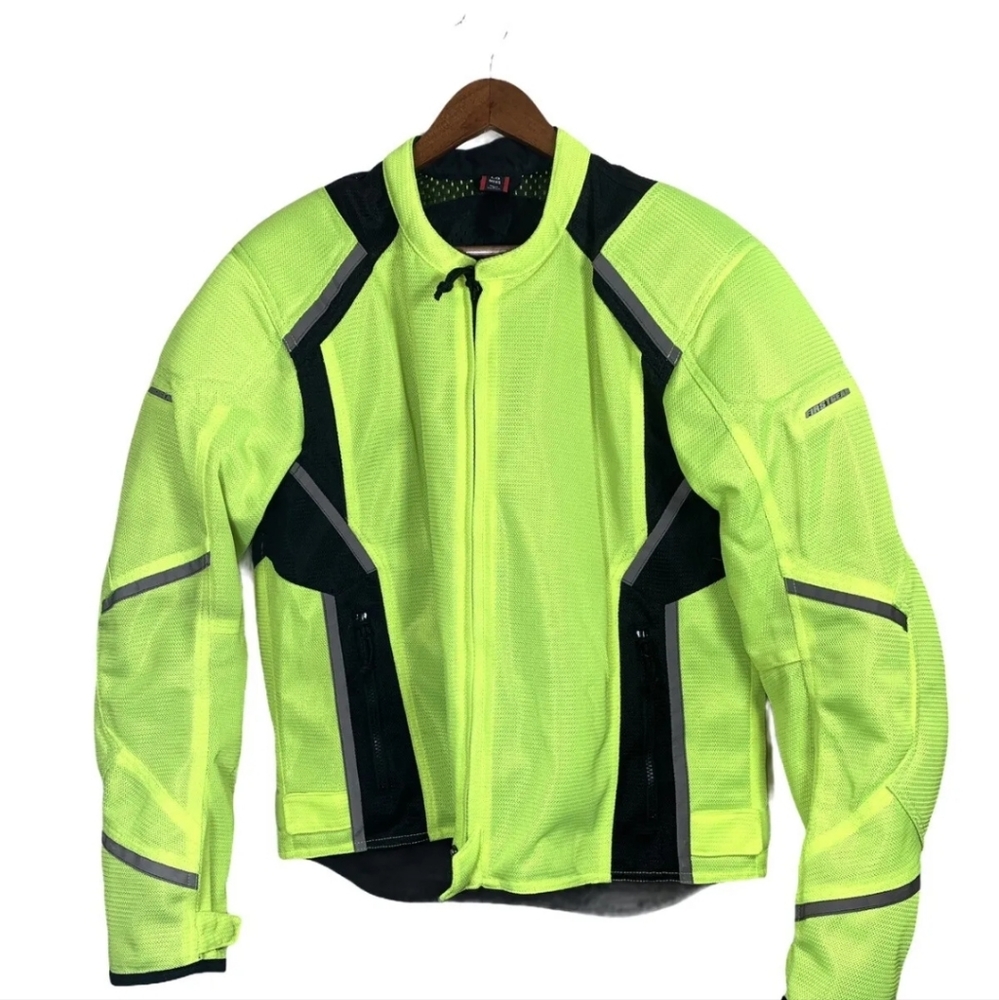 First Gear Woman's Hi-viz motorcycle jacket
